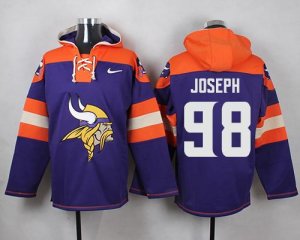 Jerseys Factory Cheap Nike Vikings #98 Linval Joseph Purple Play