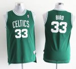 Jerseys Factory Cheap Celtics #33 Larry Bird Green Throwback Emb