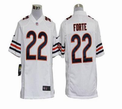 Jerseys Factory Cheap Nike Bears #22 Matt Forte White Men's Embr