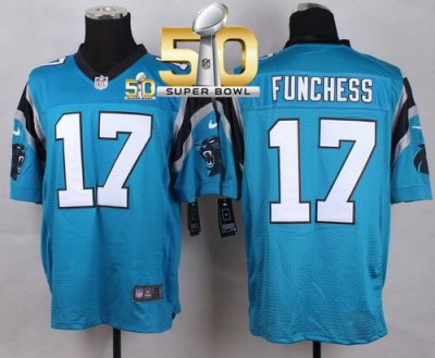 Jerseys Factory Cheap Nike Panthers #17 Devin Funchess Blue Alte