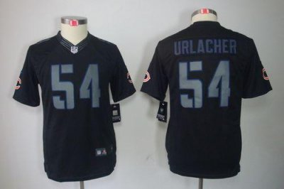 Jerseys Factory Cheap Nike Bears #54 Brian Urlacher Black Impact