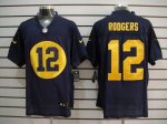 Jerseys Factory Cheap Nike Packers #12 Aaron Rodgers Navy Blue A