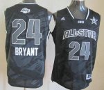 Jerseys Factory Cheap Lakers #24 Kobe Bryant Black 2013 All Star