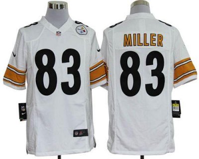 Jerseys Factory Cheap Nike Steelers #83 Heath Miller White Men's