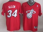 Jerseys Factory Cheap Heat #34 Ray Allen Red 2013 Christmas Day