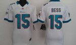 Jerseys Factory Cheap Nike Dolphins #15 Davone Bess White Women'