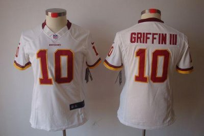 Jerseys Factory Cheap Nike Redskins #10 Robert Griffin III White