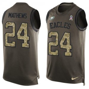 Jerseys Factory Cheap Nike Eagles #24 Ryan Mathews Green Men's S