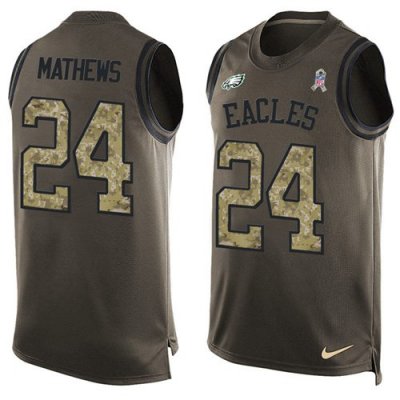 Jerseys Factory Cheap Nike Eagles #24 Ryan Mathews Green Men's S