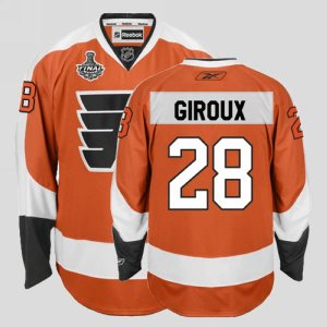 Jerseys Factory Cheap Flyers #28 Claude Giroux Embroidered Orang