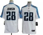 Jerseys Factory Cheap Nike Titans #28 Chris Johnson White Men's