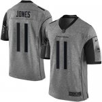 Jerseys Factory Cheap Nike Falcons #11 Julio Jones Gray Men's St