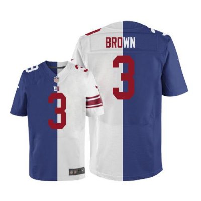 Jerseys Factory Cheap Nike Giants #3 Josh Brown Royal Blue/White