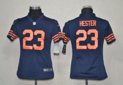 Jerseys Factory Cheap Nike Bears #23 Devin Hester Navy Blue 1940