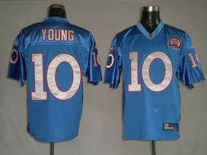 Jerseys Factory Cheap Titans #10 Vince Young Stitched Baby Blue