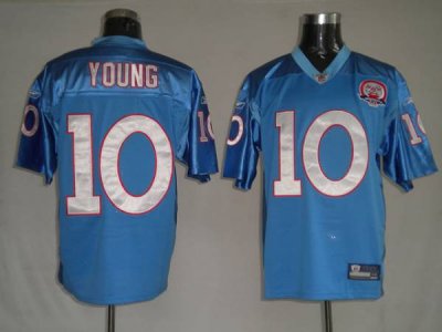 Jerseys Factory Cheap Titans #10 Vince Young Stitched Baby Blue