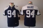 Jerseys Factory Cheap Nike Cowboys #94 DeMarcus Ware Navy Blue T