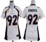 Jerseys Factory Cheap Nike Broncos #92 Elvis Dumervil White With