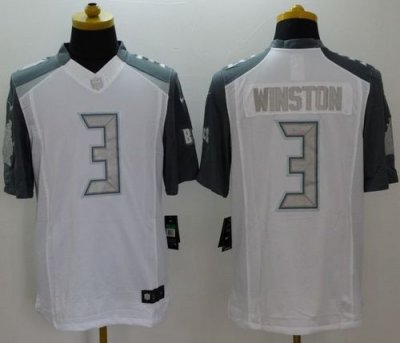 Jerseys Factory Cheap Nike Buccaneers #3 Jameis Winston White Me