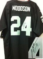 Jerseys Factory Cheap Nike Raiders #24 Charles Woodson Black Tea