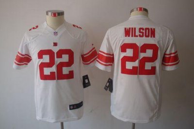 Jerseys Factory Cheap Nike Giants #22 David Wilson White Youth E