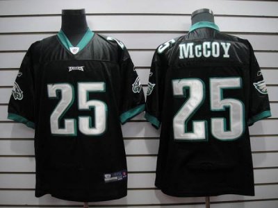 Jerseys Factory Cheap Eagles #25 LeSean McCoy Black Stitched NFL