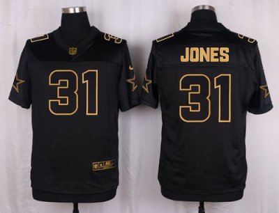Jerseys Factory Cheap Nike Cowboys #31 Byron Jones Black Men's S