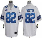 Jerseys Factory Cheap Nike Cowboys #82 Jason Witten White With C