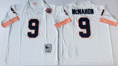 Jerseys Factory Cheap Mitchell&Ness Bears #9 Jim McMahon White B