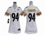 Jerseys Factory Cheap Nike Steelers #94 Lawrence Timmons White W