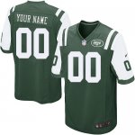 Jerseys Factory Cheap Nike New York Jets Customized Green Embroi