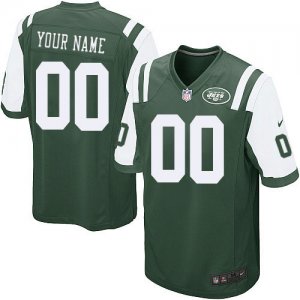 Jerseys Factory Cheap Nike New York Jets Customized Green Embroi