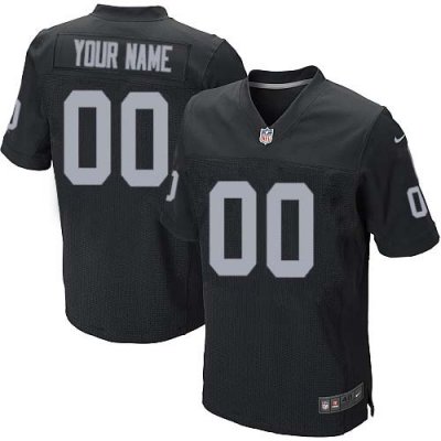 Jerseys Factory Cheap Nike Oakland Raiders Customized Black Embr