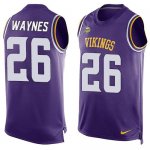 Jerseys Factory Cheap Nike Vikings #26 Trae Waynes Purple Team C