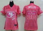 Jerseys Factory Cheap Nike 49ers #52 Patrick Willis Pink Women's