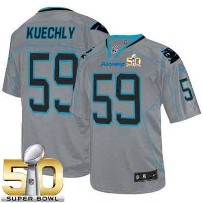Jerseys Factory Cheap Nike Panthers #59 Luke Kuechly Lights Out