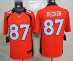 Jerseys Factory Cheap Nike Broncos #87 Eric Decker Orange Team C