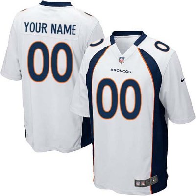 Jerseys Factory Cheap Nike Denver Broncos Customized White Embro