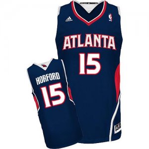 Jerseys Factory Cheap Revolution 30 Hawks #15 Al Horford Blue Em