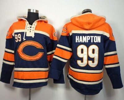 Jerseys Factory Cheap Chicago Bears #99 Dan Hampton Navy Blue Sa