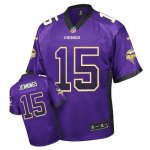 Jerseys Factory Cheap Nike Vikings #15 Greg Jennings Purple Team