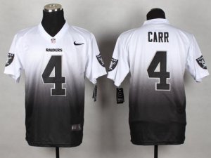 Jerseys Factory Cheap Nike Raiders #4 Derek Carr White/Black Men