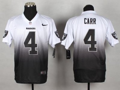 Jerseys Factory Cheap Nike Raiders #4 Derek Carr White/Black Men