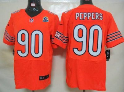 Jerseys Factory Cheap Nike Bears #90 Julius Peppers Orange Alter