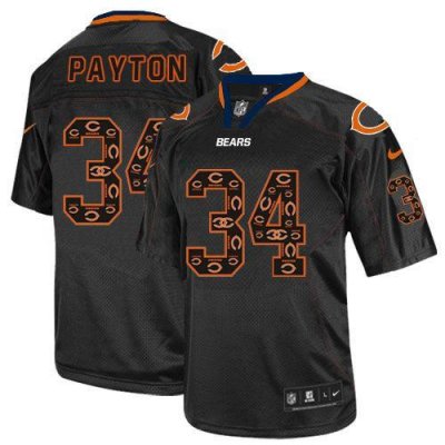 Jerseys Factory Cheap Nike Bears #34 Walter Payton New Lights Ou