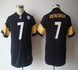 Jerseys Factory Cheap Nike Steelers #7 Ben Roethlisberger Black