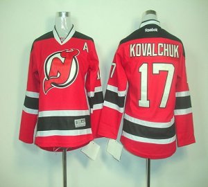 Jerseys Factory Cheap Devils #17 Ilya Kovalchuk Red Home Embroid