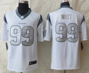 Jerseys Factory Cheap Nike Texans #99 J.J. Watt White Men's Stit