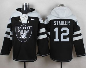Jerseys Factory Cheap Nike Raiders #12 Kenny Stabler Black Playe