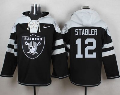 Jerseys Factory Cheap Nike Raiders #12 Kenny Stabler Black Playe